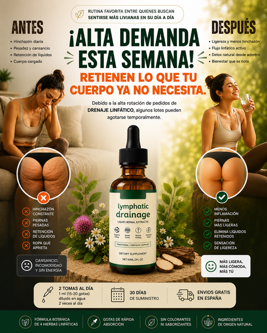 Limphatic Drainage    Deja de sentirte hinchada/o