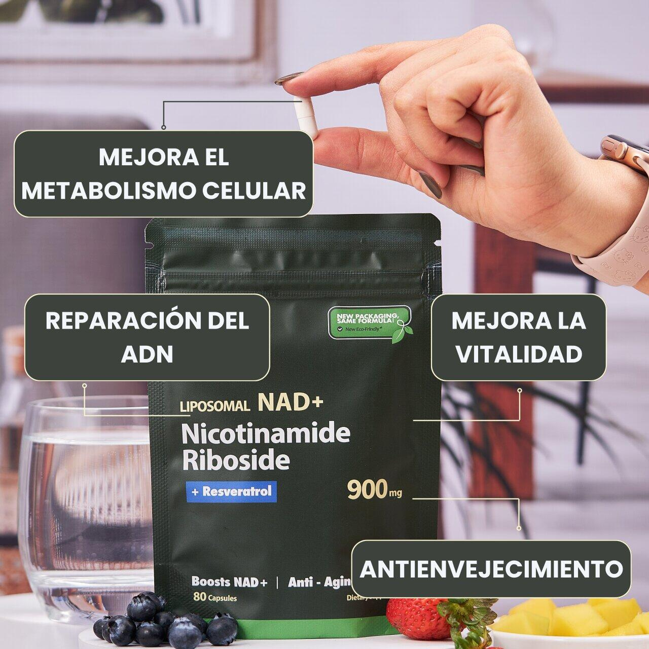 Vitalzor NAD+ Vitalidad Sin Estimulantes
